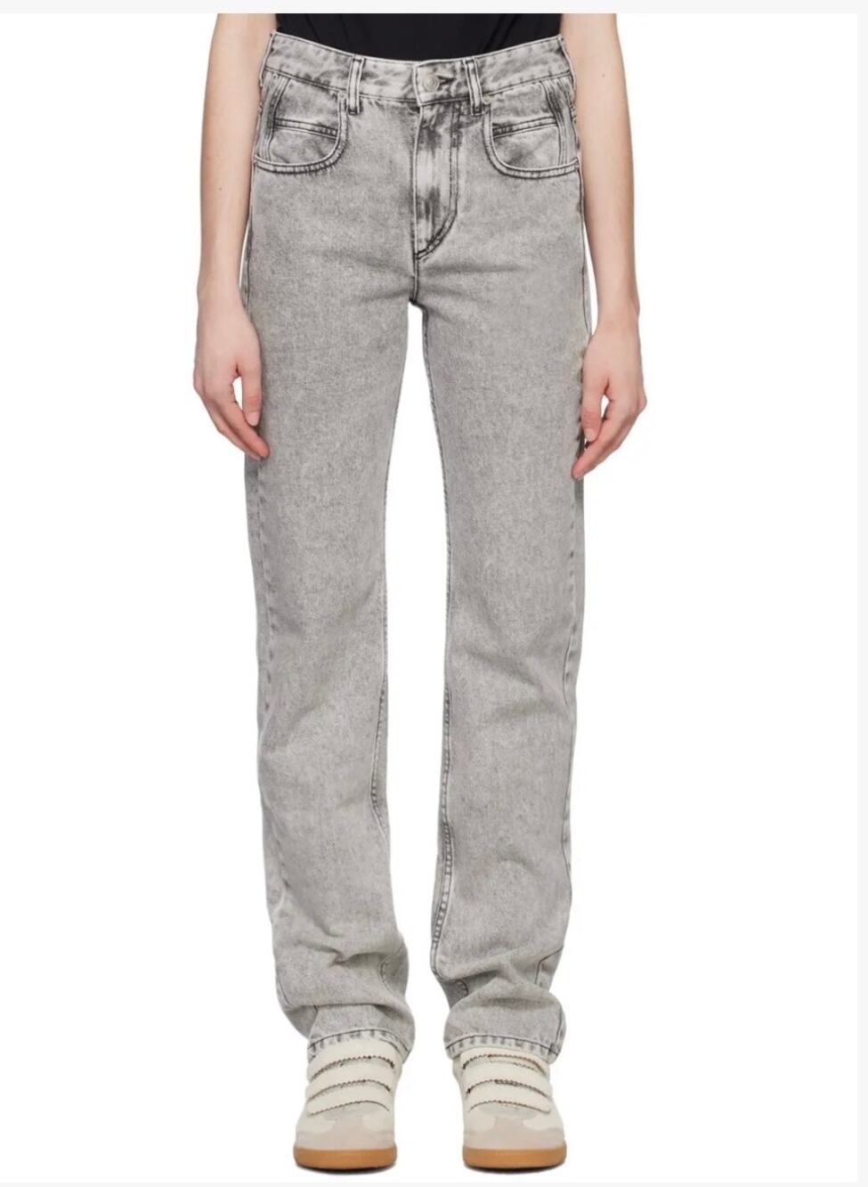Isabel Marant Gray Vendelia Jeans